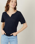 Boheme Top in Black by Maison Montagut - Haven