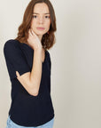 Boheme Top in Black by Maison Montagut - Haven